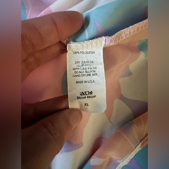 ENTRO Square Neck Floral Top EUC - Picture 8 of 8